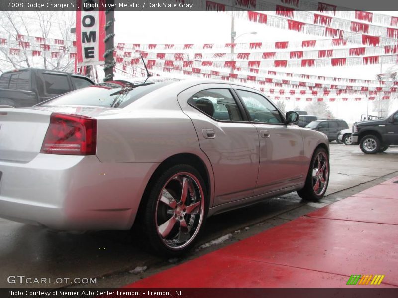 Bright Silver Metallic / Dark Slate Gray 2008 Dodge Charger SE