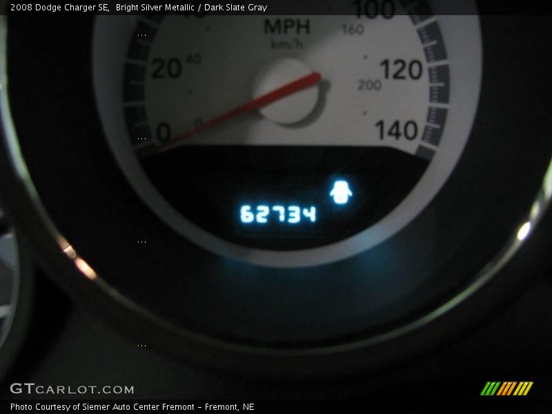 Bright Silver Metallic / Dark Slate Gray 2008 Dodge Charger SE