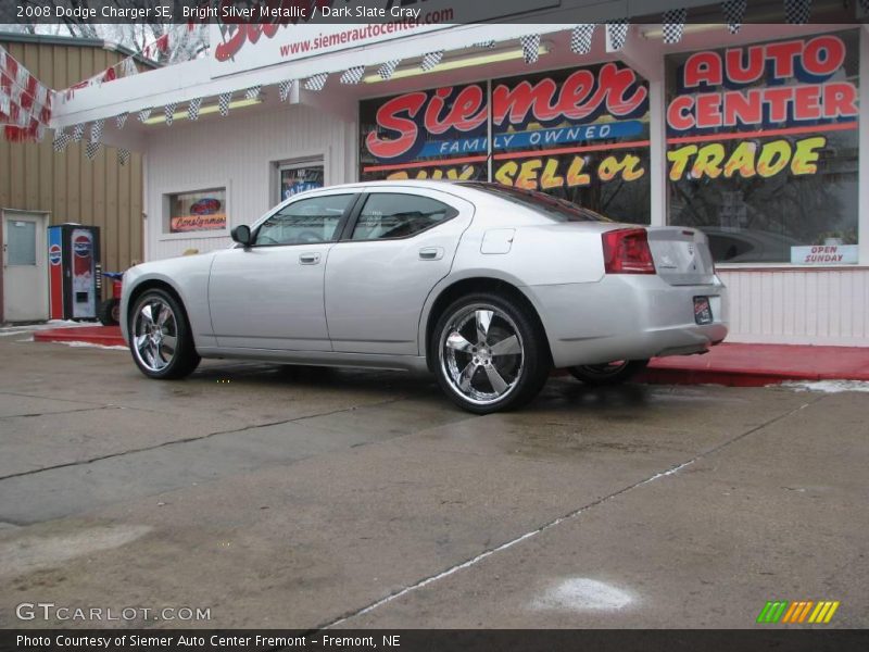 Bright Silver Metallic / Dark Slate Gray 2008 Dodge Charger SE