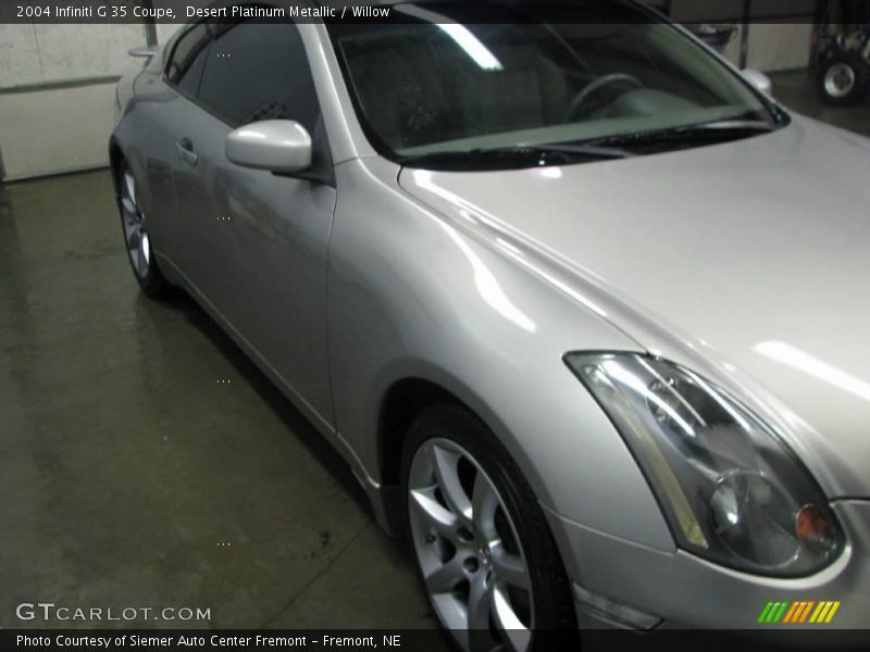 Desert Platinum Metallic / Willow 2004 Infiniti G 35 Coupe