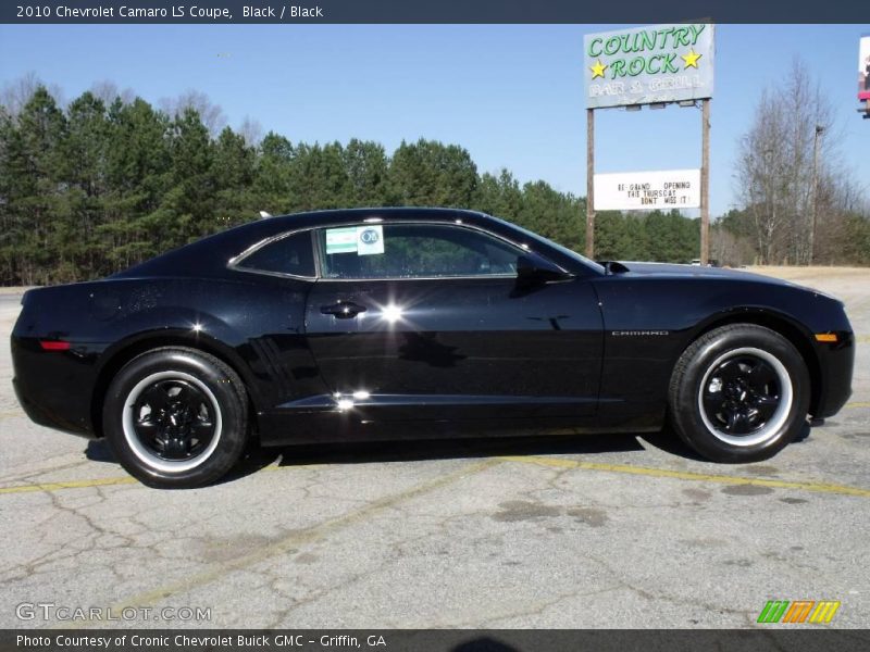 Black / Black 2010 Chevrolet Camaro LS Coupe