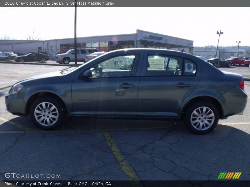 Silver Moss Metallic / Gray 2010 Chevrolet Cobalt LS Sedan