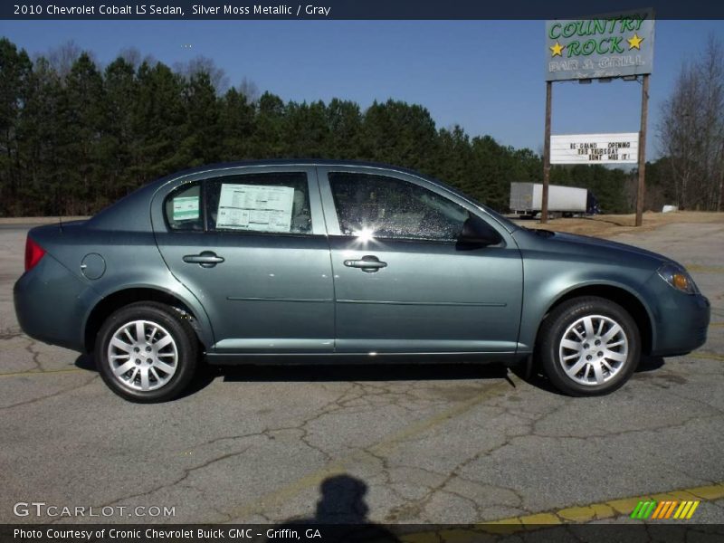 Silver Moss Metallic / Gray 2010 Chevrolet Cobalt LS Sedan