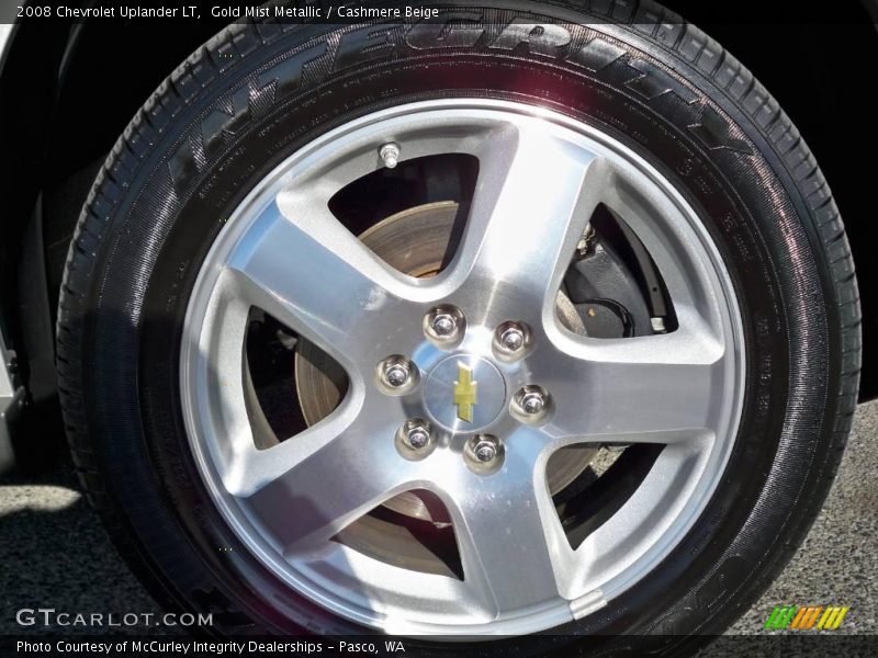 Gold Mist Metallic / Cashmere Beige 2008 Chevrolet Uplander LT