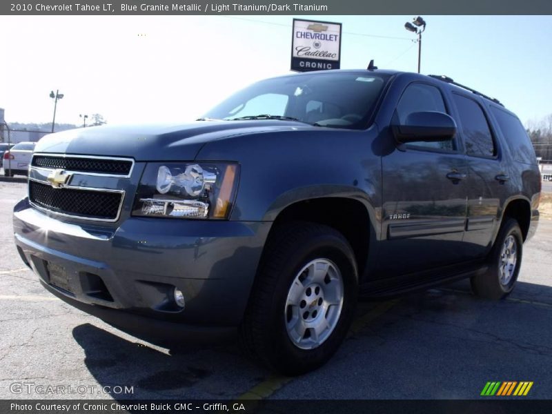 Blue Granite Metallic / Light Titanium/Dark Titanium 2010 Chevrolet Tahoe LT