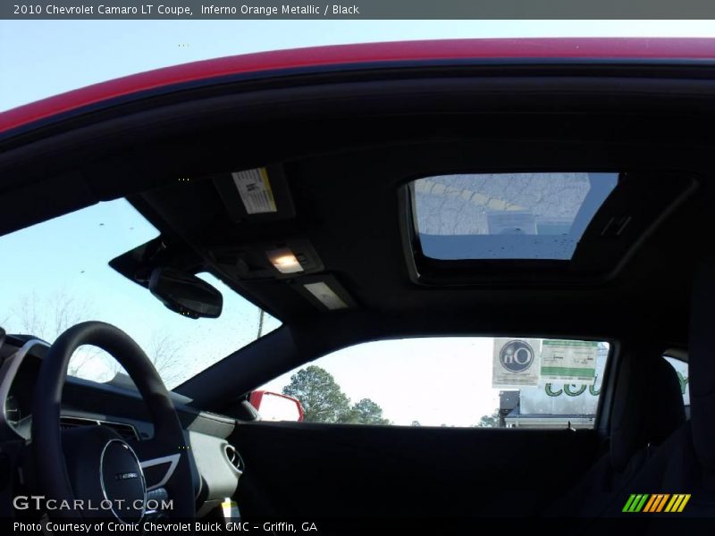 Inferno Orange Metallic / Black 2010 Chevrolet Camaro LT Coupe