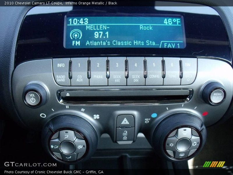 Inferno Orange Metallic / Black 2010 Chevrolet Camaro LT Coupe