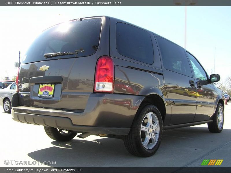 Desert Brown Metallic / Cashmere Beige 2008 Chevrolet Uplander LS