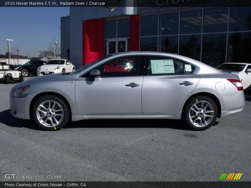 Radiant Silver / Charcoal 2010 Nissan Maxima 3.5 SV