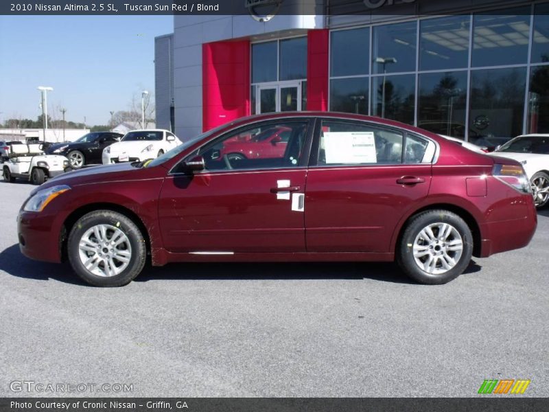 Tuscan Sun Red / Blond 2010 Nissan Altima 2.5 SL