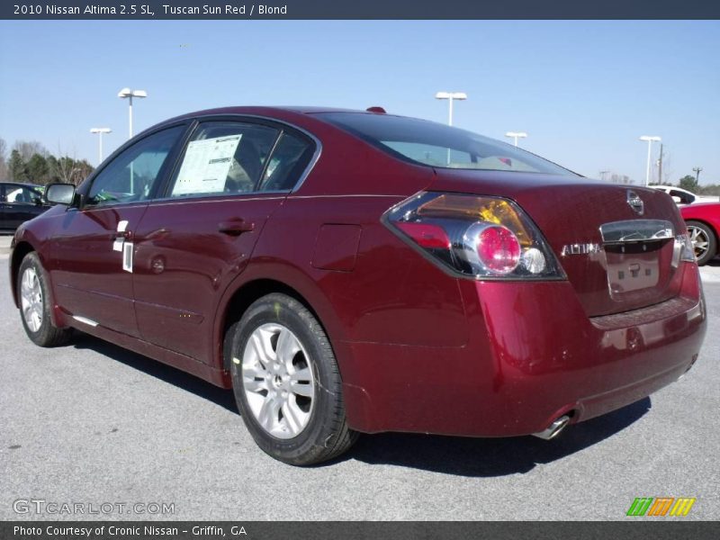 Tuscan Sun Red / Blond 2010 Nissan Altima 2.5 SL