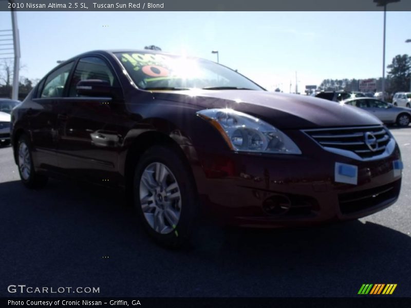 Tuscan Sun Red / Blond 2010 Nissan Altima 2.5 SL