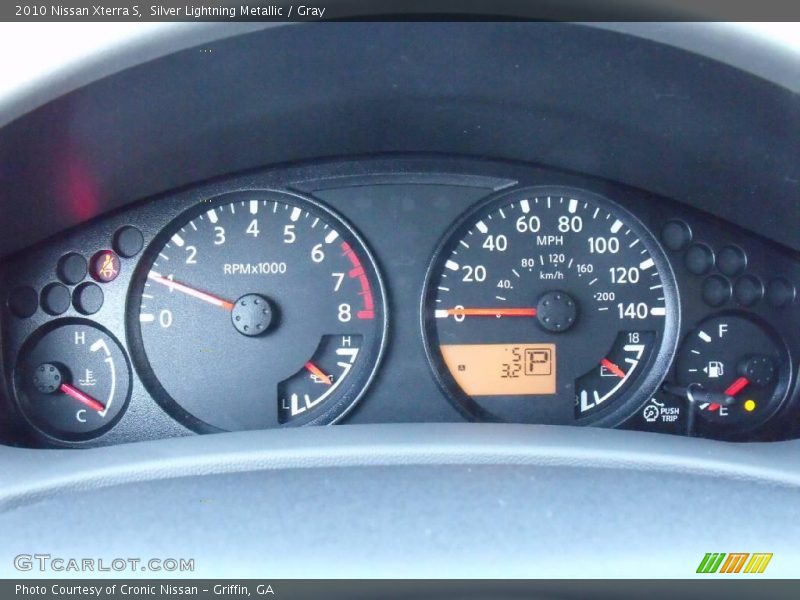 Silver Lightning Metallic / Gray 2010 Nissan Xterra S