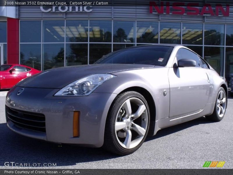 Carbon Silver / Carbon 2008 Nissan 350Z Enthusiast Coupe