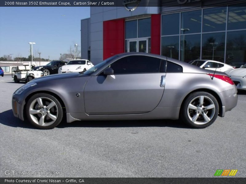 Carbon Silver / Carbon 2008 Nissan 350Z Enthusiast Coupe