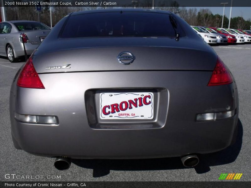 Carbon Silver / Carbon 2008 Nissan 350Z Enthusiast Coupe