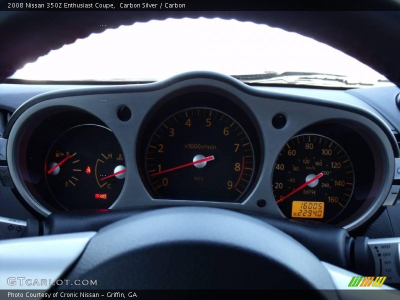 Carbon Silver / Carbon 2008 Nissan 350Z Enthusiast Coupe
