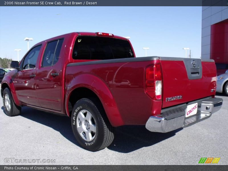 Red Brawn / Desert 2006 Nissan Frontier SE Crew Cab