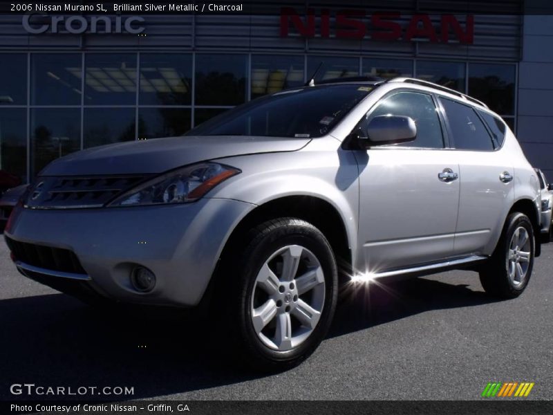 Brilliant Silver Metallic / Charcoal 2006 Nissan Murano SL
