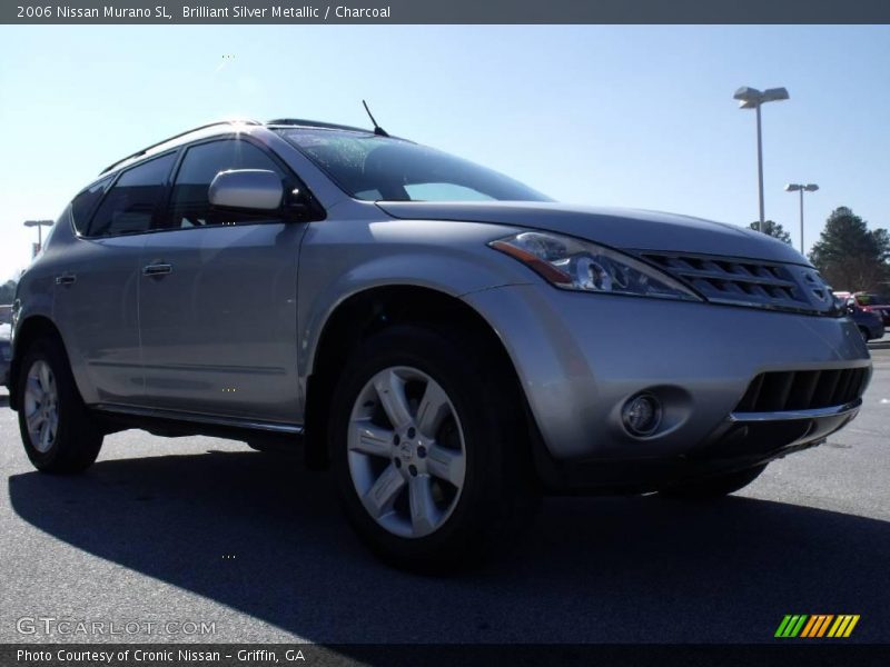 Brilliant Silver Metallic / Charcoal 2006 Nissan Murano SL
