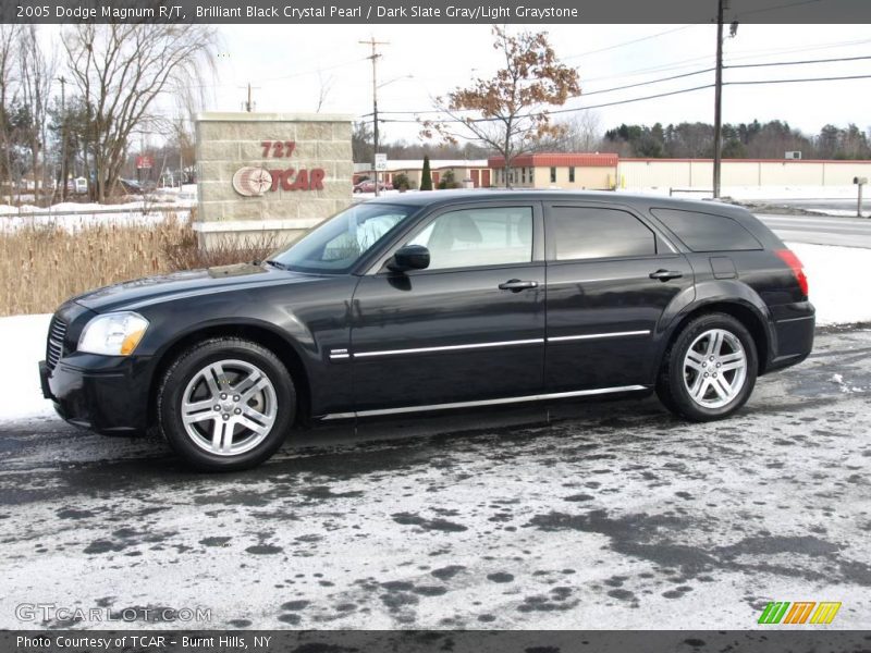 Brilliant Black Crystal Pearl / Dark Slate Gray/Light Graystone 2005 Dodge Magnum R/T