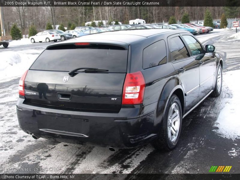 Brilliant Black Crystal Pearl / Dark Slate Gray/Light Graystone 2005 Dodge Magnum R/T