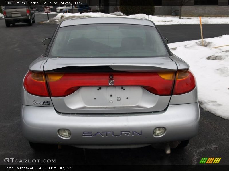 Silver / Black 2002 Saturn S Series SC2 Coupe