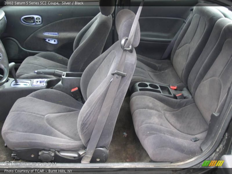 Silver / Black 2002 Saturn S Series SC2 Coupe