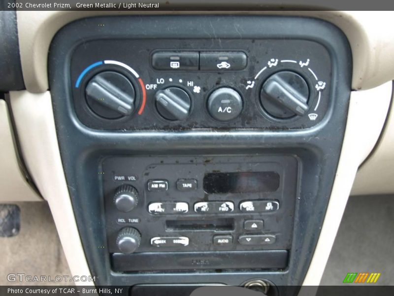 Green Metallic / Light Neutral 2002 Chevrolet Prizm