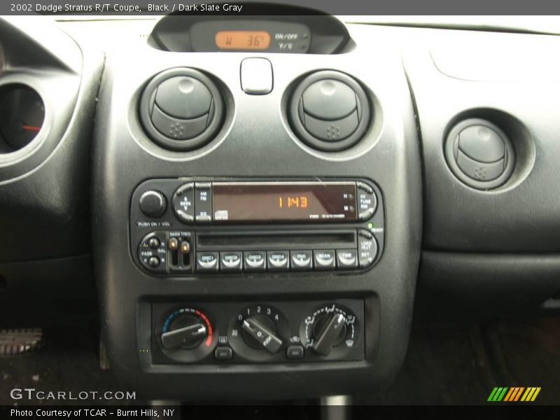 Black / Dark Slate Gray 2002 Dodge Stratus R/T Coupe