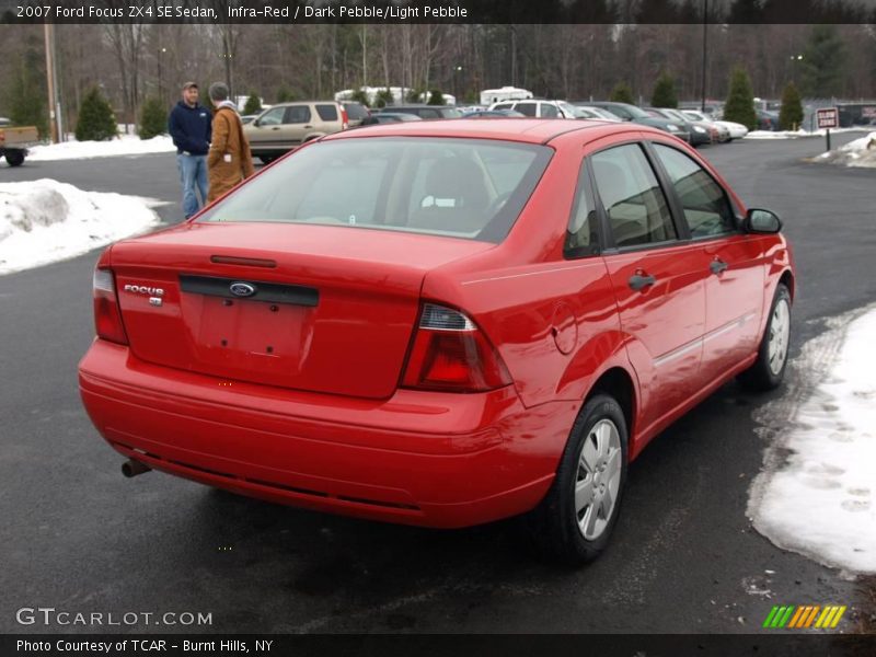 Infra-Red / Dark Pebble/Light Pebble 2007 Ford Focus ZX4 SE Sedan