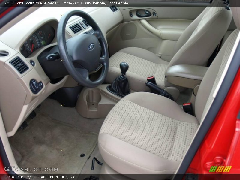Infra-Red / Dark Pebble/Light Pebble 2007 Ford Focus ZX4 SE Sedan