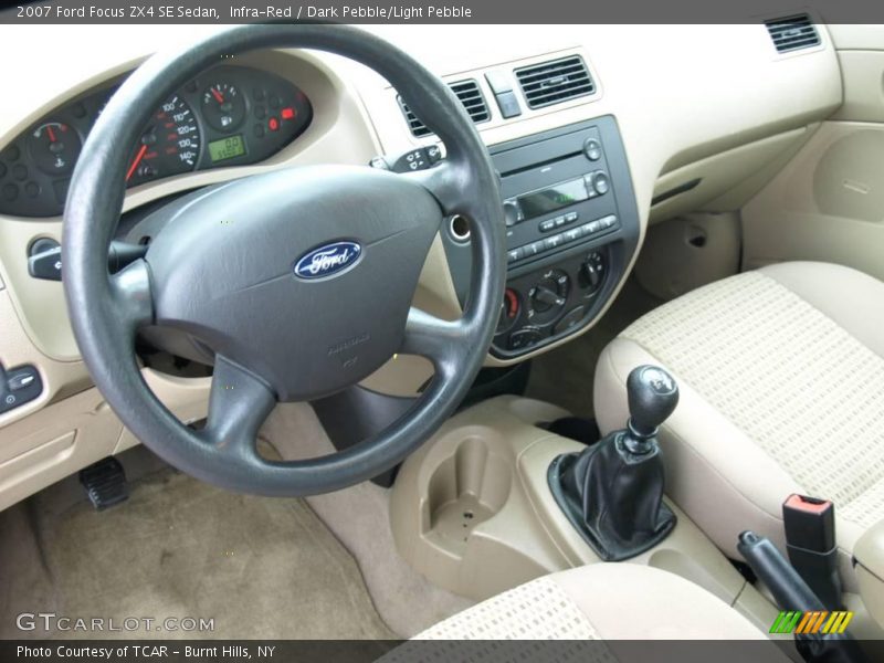 Infra-Red / Dark Pebble/Light Pebble 2007 Ford Focus ZX4 SE Sedan