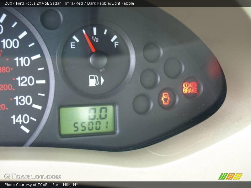 Infra-Red / Dark Pebble/Light Pebble 2007 Ford Focus ZX4 SE Sedan