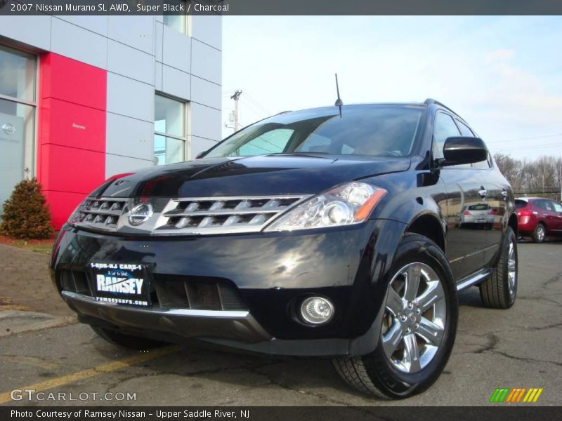 Super Black / Charcoal 2007 Nissan Murano SL AWD