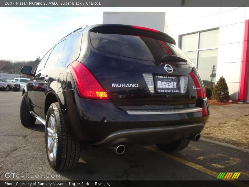 Super Black / Charcoal 2007 Nissan Murano SL AWD