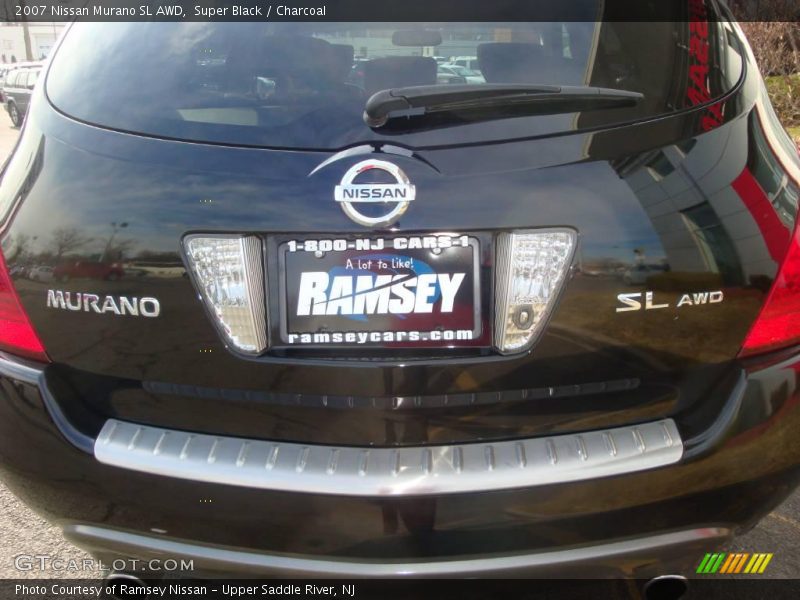 Super Black / Charcoal 2007 Nissan Murano SL AWD