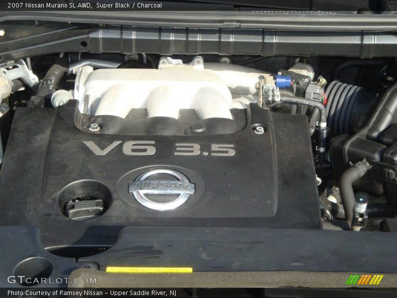 Super Black / Charcoal 2007 Nissan Murano SL AWD