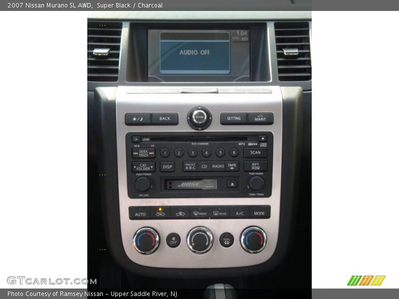 Super Black / Charcoal 2007 Nissan Murano SL AWD