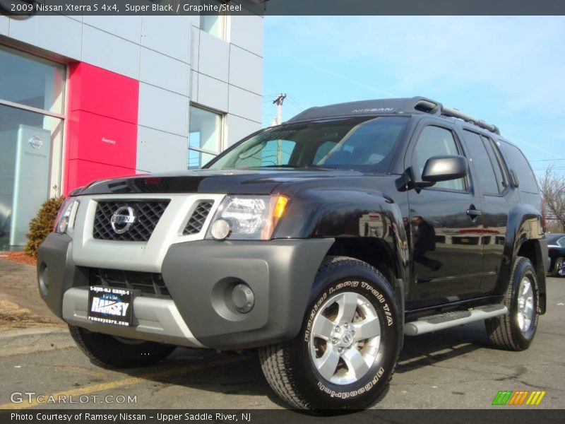Super Black / Graphite/Steel 2009 Nissan Xterra S 4x4