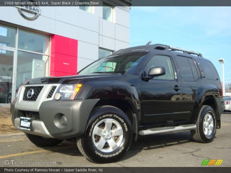 Super Black / Graphite/Steel 2009 Nissan Xterra S 4x4
