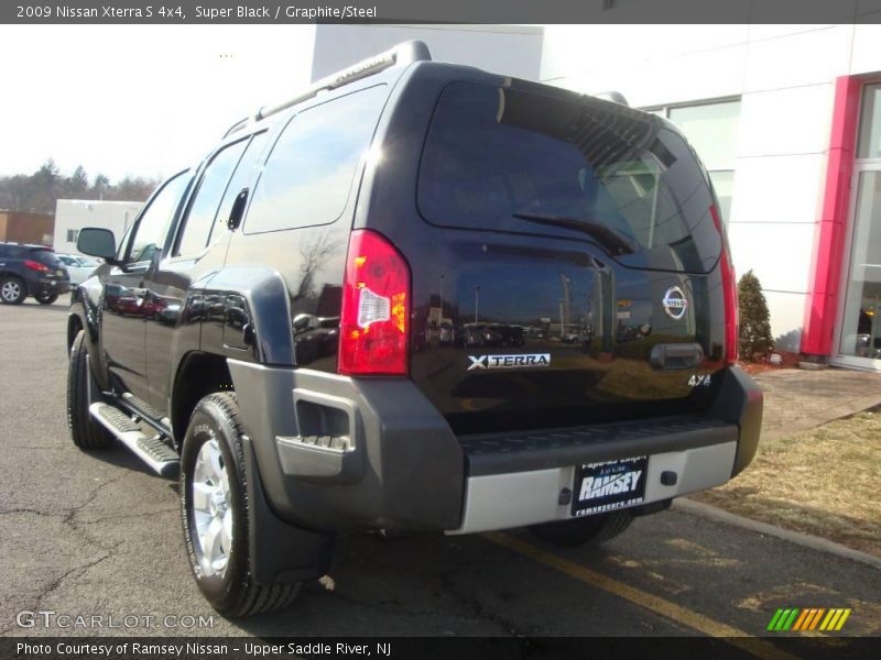 Super Black / Graphite/Steel 2009 Nissan Xterra S 4x4