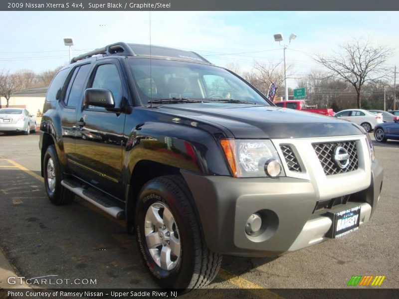 Super Black / Graphite/Steel 2009 Nissan Xterra S 4x4