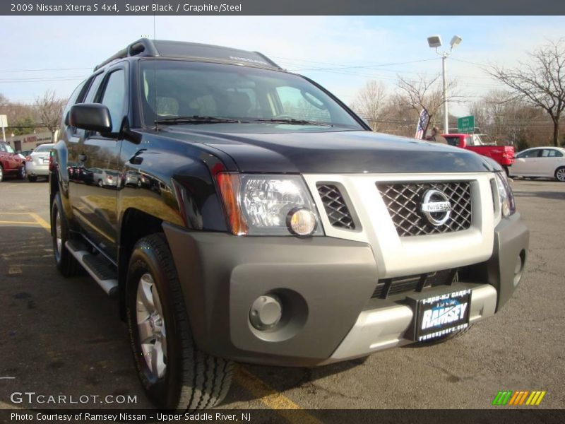 Super Black / Graphite/Steel 2009 Nissan Xterra S 4x4