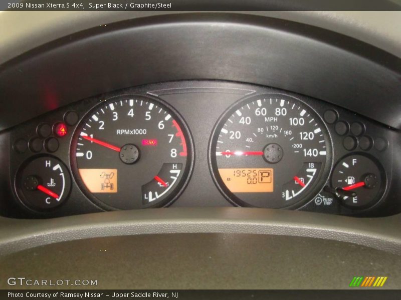 Super Black / Graphite/Steel 2009 Nissan Xterra S 4x4