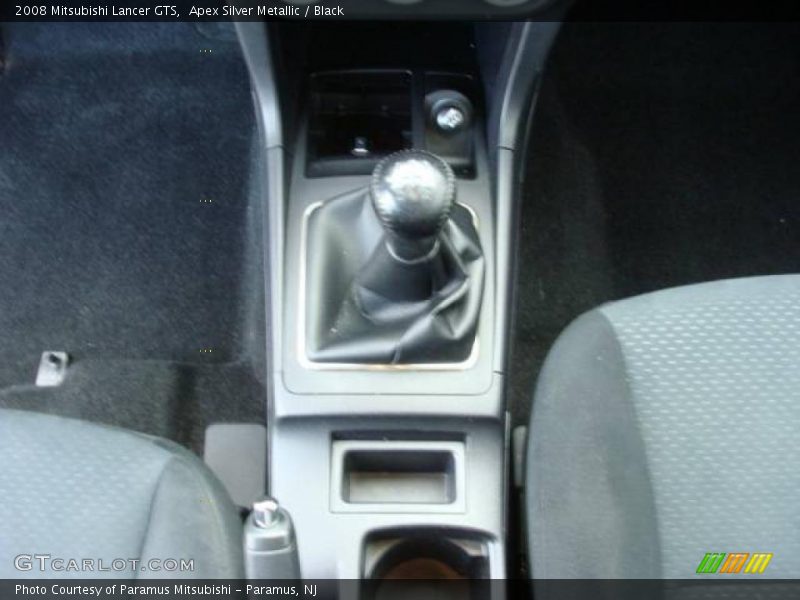 Apex Silver Metallic / Black 2008 Mitsubishi Lancer GTS