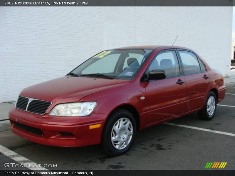 Rio Red Pearl / Gray 2002 Mitsubishi Lancer ES