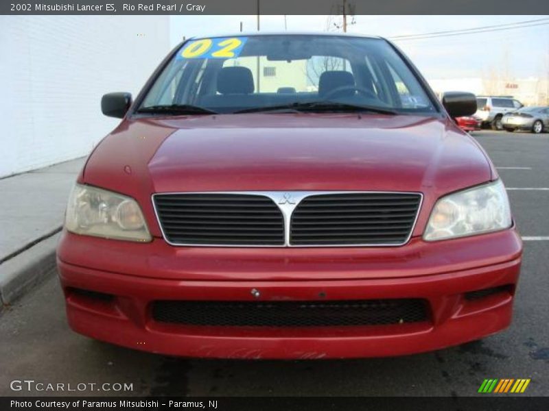 Rio Red Pearl / Gray 2002 Mitsubishi Lancer ES