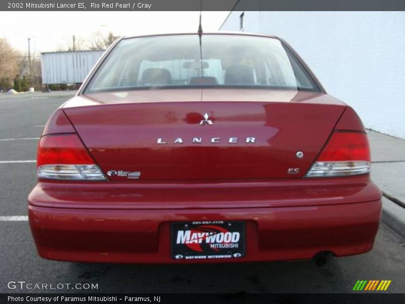 Rio Red Pearl / Gray 2002 Mitsubishi Lancer ES