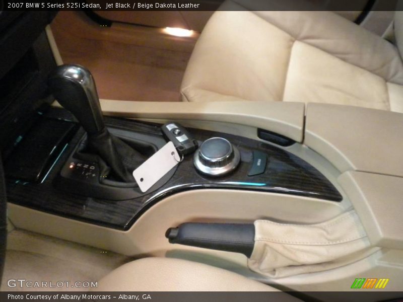 Jet Black / Beige Dakota Leather 2007 BMW 5 Series 525i Sedan